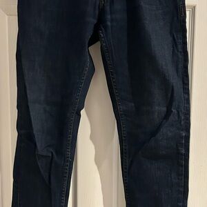 Stylish Men's Dark Blue Slim Jeans
